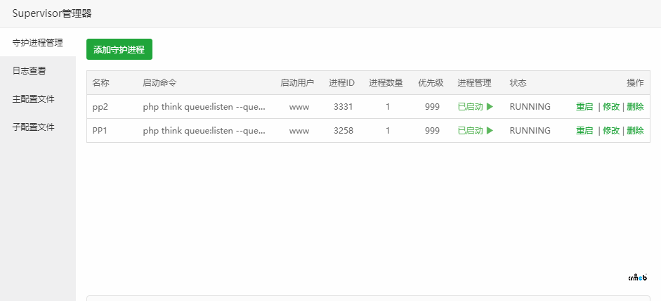 CRMEB PRO 1.5 怎么解決服務(wù)器重啟，必須運行一次php think swoole restart