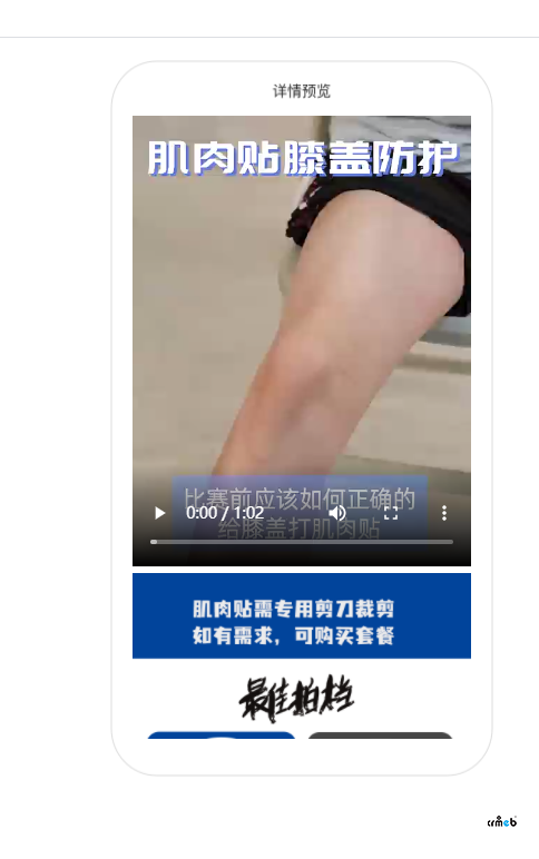 4.4  商品詳情發(fā)不視頻，小程序端不顯示